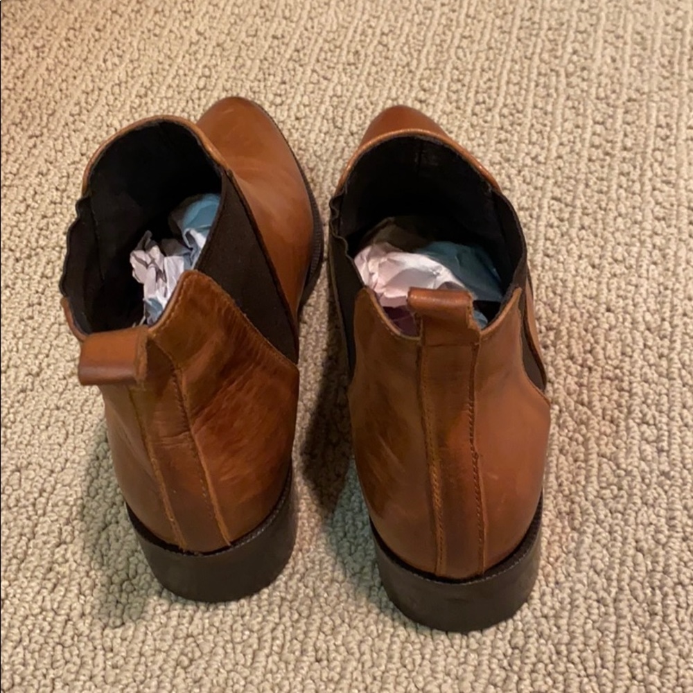 Italian Leather Booties - Picture 2 of 5